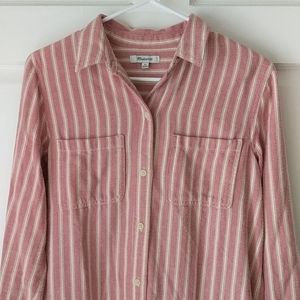 Madewell Craig Stripe Classic Ex-Boyfriend Flannel